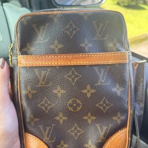 Louis Vuitton Monogram Brown and Tan Messenger Bag